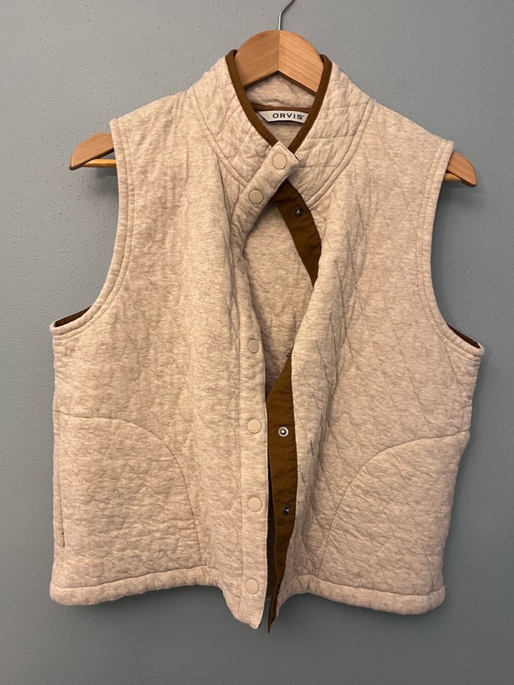Orvis Quilted Snap-Front Vest